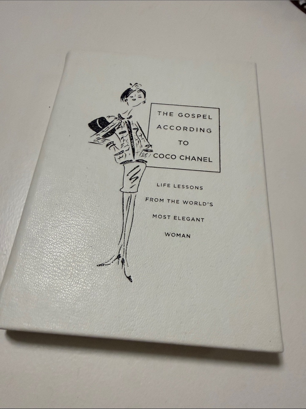 CHANEL The Gospel According to Coco Chanel Leather Bound Book